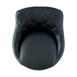2 pcs bar stool with backrest, available in 2 colors - black