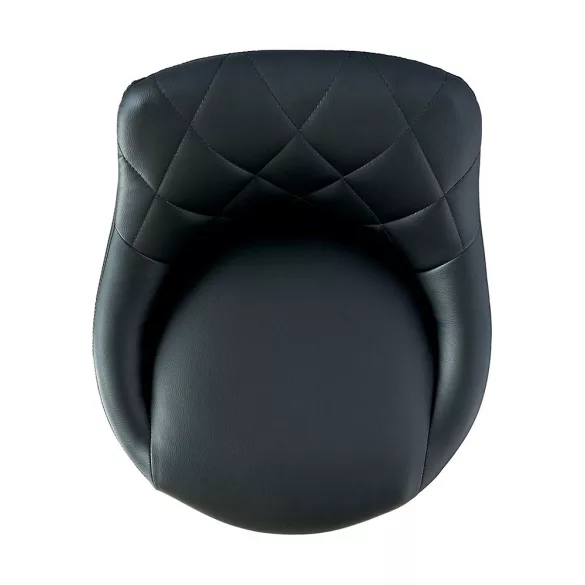 2 pcs bar stool with backrest, available in 2 colors - black