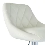 2 pcs backrest bar stool, available in 2 colors - white