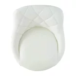 2 pcs backrest bar stool, available in 2 colors - white