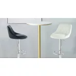 2 pcs backrest bar stool, available in 2 colors - white