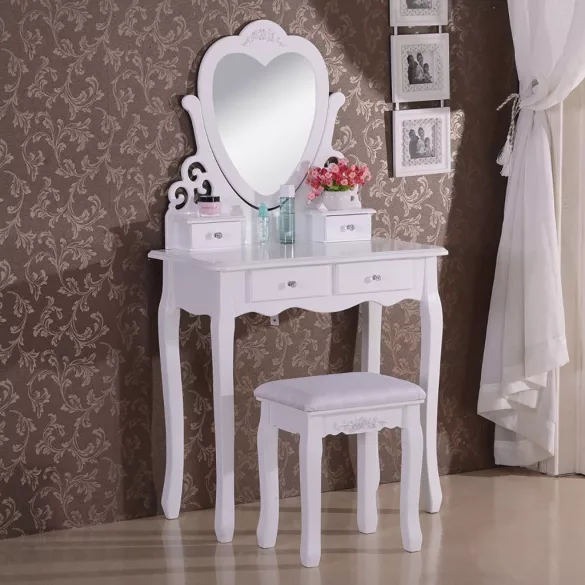 Dressing Table London, available in multiple colors - white