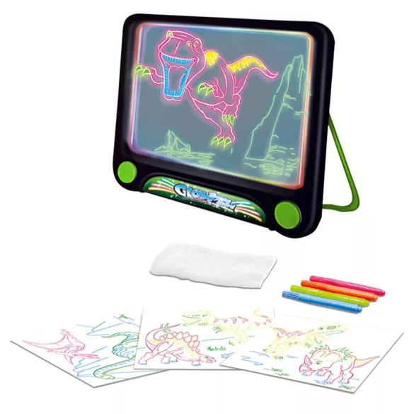 Illuminated Magic Board in Various Types - Dino Theme