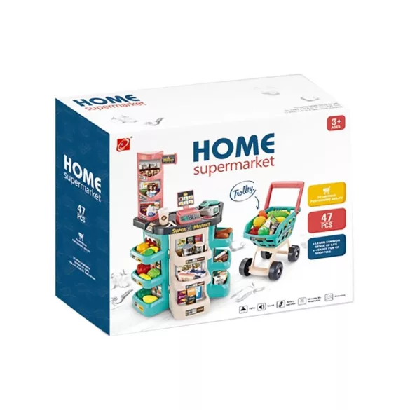 Toy Supermarket - 47 Pieces