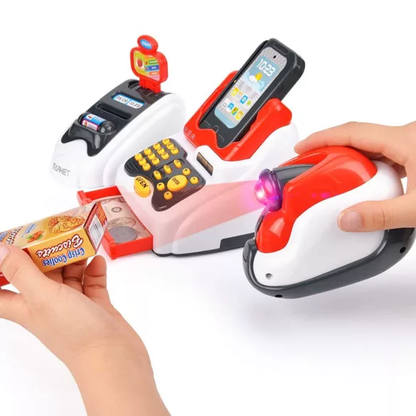 Toy Cash Register, 24 Pieces