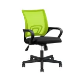 Armchair Office Swivel Chair in Multiple Colors - Green