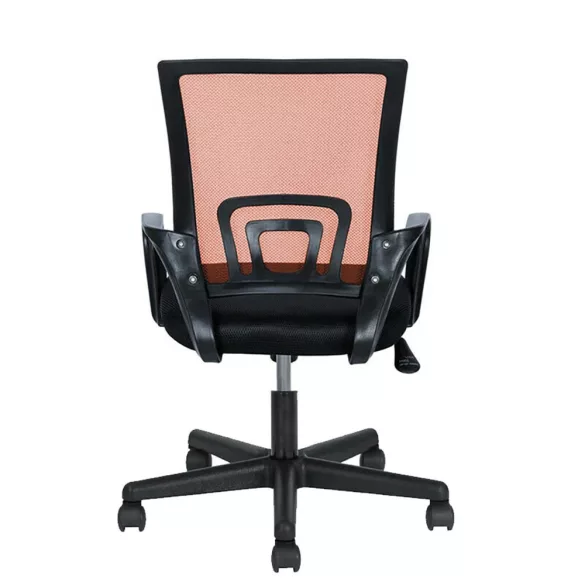 Armrest Office Swivel Chair in Multiple Colors - Orange