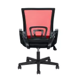 Armrest Office Swivel Chair in Multiple Colors - Red
