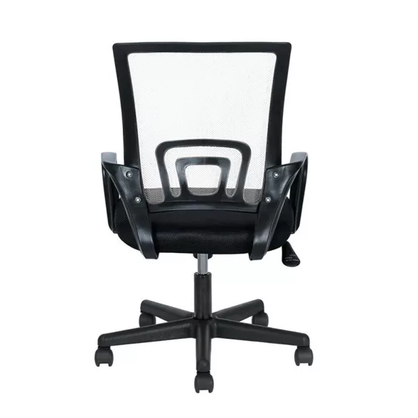 Armrest Office Swivel Chair in Multiple Colors - White