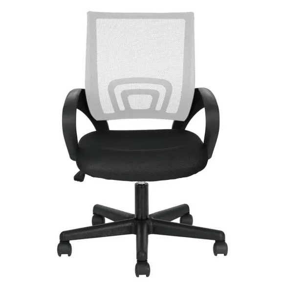 Armrest Office Swivel Chair in Multiple Colors - White