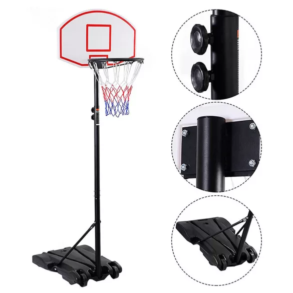 Adjustable Mobile Basketball Hoop