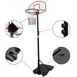 Adjustable Mobile Basketball Hoop