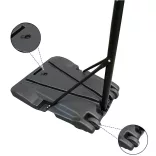 Adjustable Mobile Basketball Hoop
