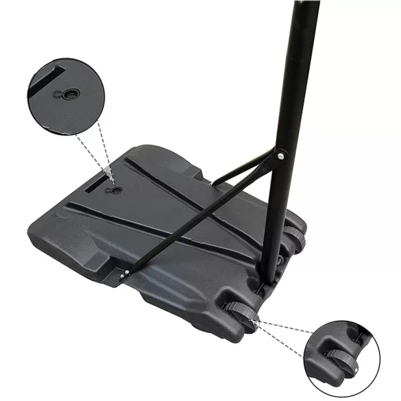 Adjustable Mobile Basketball Hoop