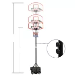 Adjustable Mobile Basketball Hoop