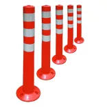 Plastic Traffic Cones Set of 5