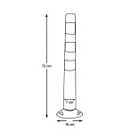 Plastic Traffic Cones Set of 5