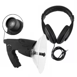 Directional Parabolic Microphone with Headphones
