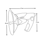 Directional Parabolic Microphone with Headphones