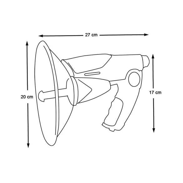 Directional Parabolic Microphone with Headphones