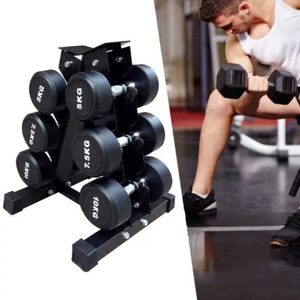 Dumbbell Rack for 3 Pairs of Dumbbells