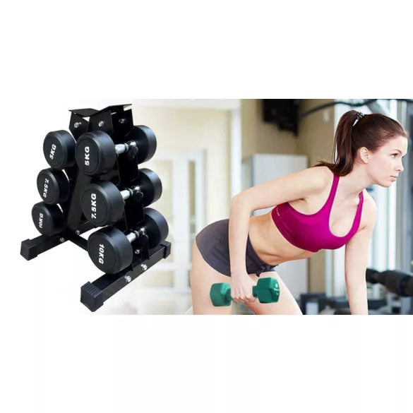 Dumbbell Rack for 3 Pairs of Dumbbells