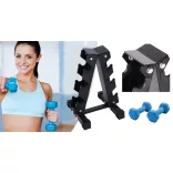 Dumbbell Rack for 3 Pairs of Dumbbells