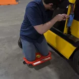 Rolling Kneeler with Tool Holder