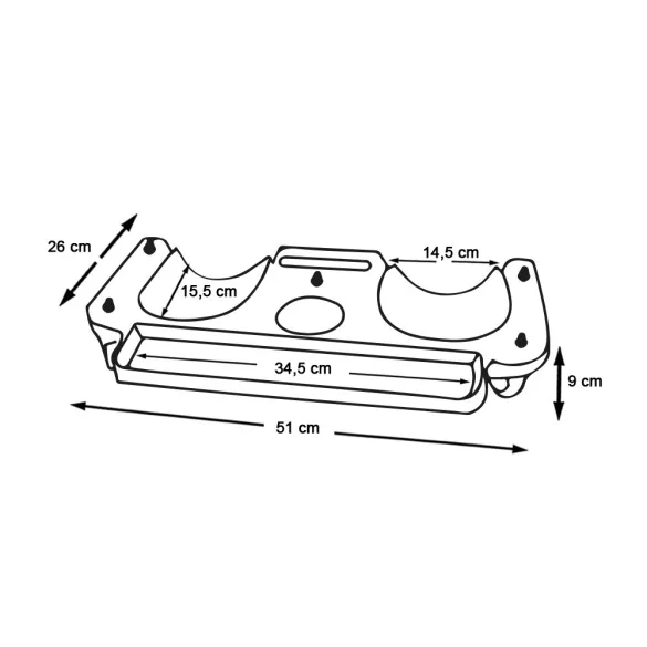 Rolling Kneeler with Tool Holder