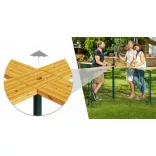4-position beer table