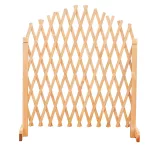 2-piece adjustable wooden plant trellis