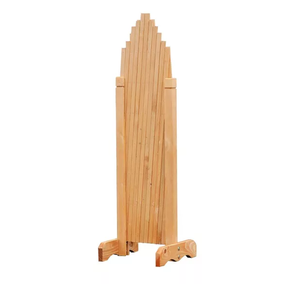 2-piece adjustable wooden plant trellis