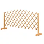2-piece adjustable wooden plant trellis