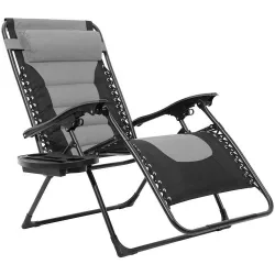 Delux Zero Gravity Chair, Multiple Colors - Gray