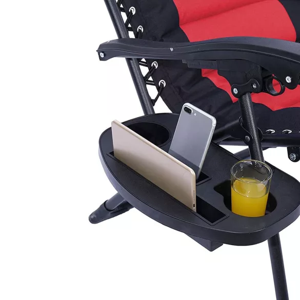 Delux Zero Gravity Chair, Multiple Colors - Red