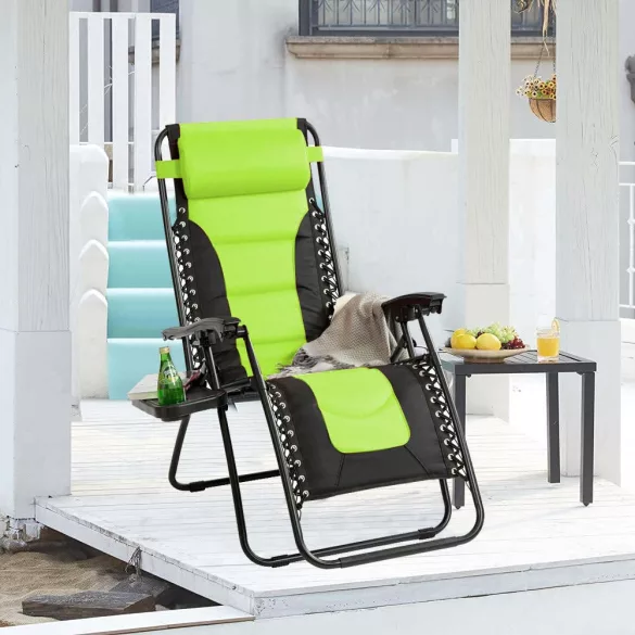 Delux Zero Gravity Chair, Multiple Colors - Green