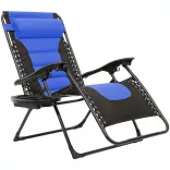 Delux Zero Gravity Chair, Multiple Colors - Blue
