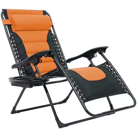 Delux Zero Gravity Chair, Multiple Colors - Orange