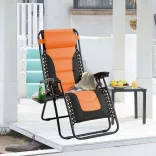 Delux Zero Gravity Chair, Multiple Colors - Orange