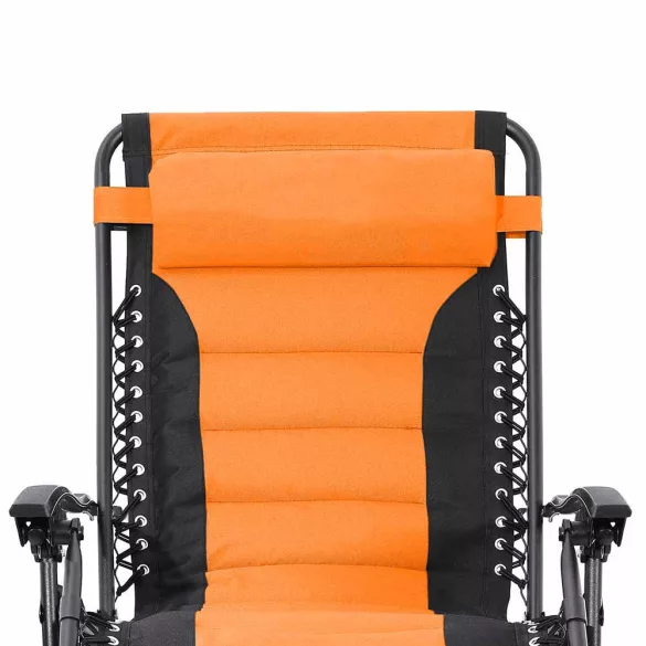 Delux Zero Gravity Chair, Multiple Colors - Orange