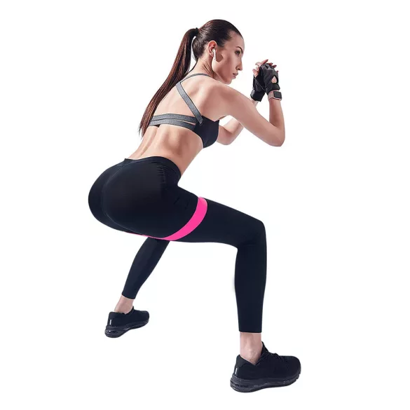 5-piece resistance band set, various types - pink