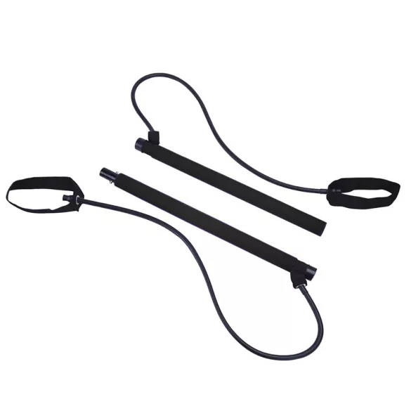 Fitness Bar with Resistance Bands