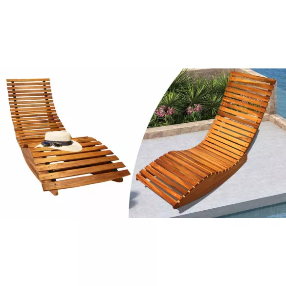 Wooden Swing Lounger