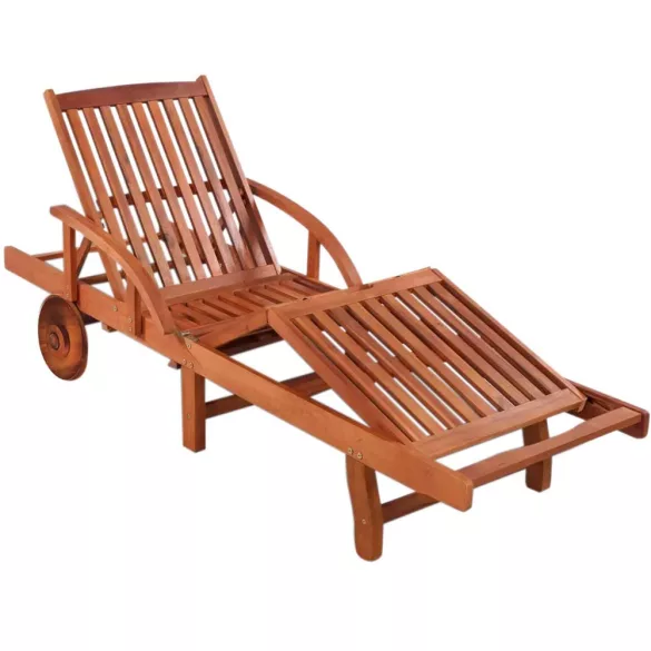 Adjustable Wooden Lounger