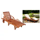 Adjustable Wooden Lounger
