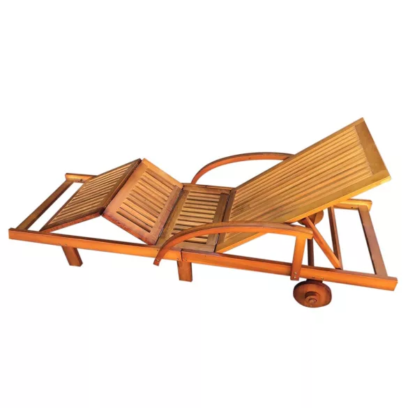 Adjustable Wooden Lounger