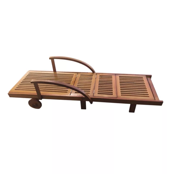 Adjustable Wooden Lounger