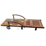 Adjustable Wooden Lounger