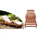 Adjustable Wooden Lounger