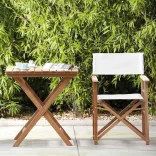 Director's Chair Set of 2, Multiple Colors - White